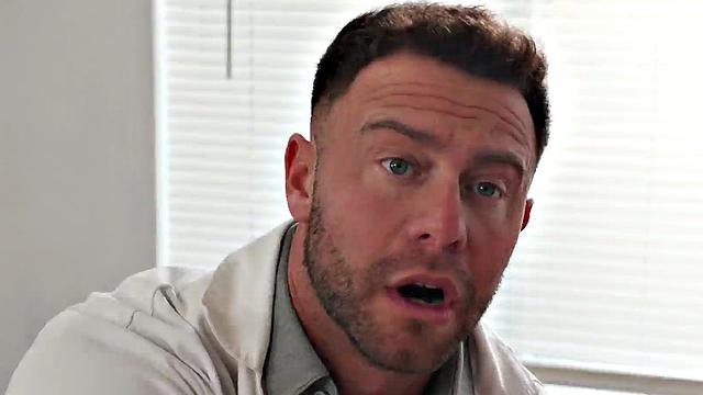 Hairybush babe pounded by doctor after pussylicking