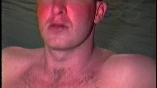 Mark gets naked and strokes his thick cock for the camera