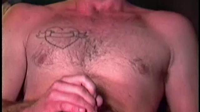 Mark gets naked and strokes his thick cock for the camera