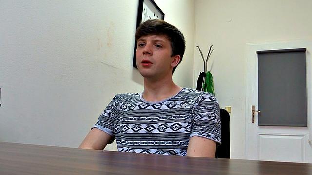 Straight Euro twink goes in closeup POV for money