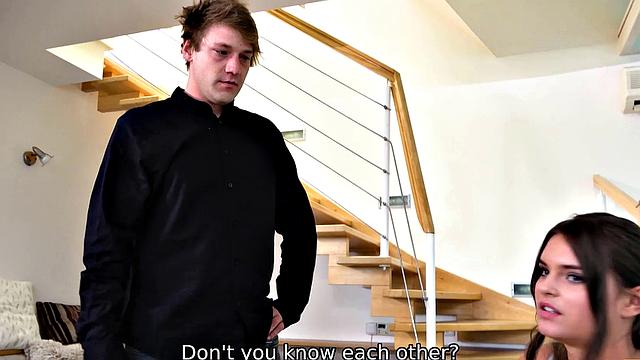 Hunt for your man's wife with this hot thong-clad cuckold video