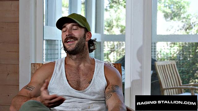 Hairy Hunk Flip Fucks Muscle - RagingStallion