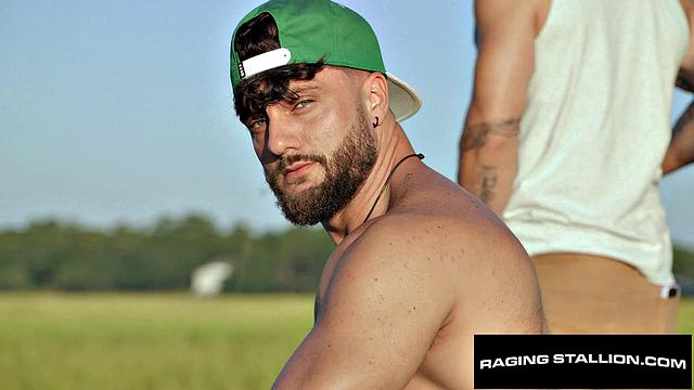 Hairy Hunk Flip Fucks Muscle - RagingStallion