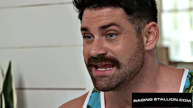 Hairy Hunk Flip Fucks Muscle - RagingStallion