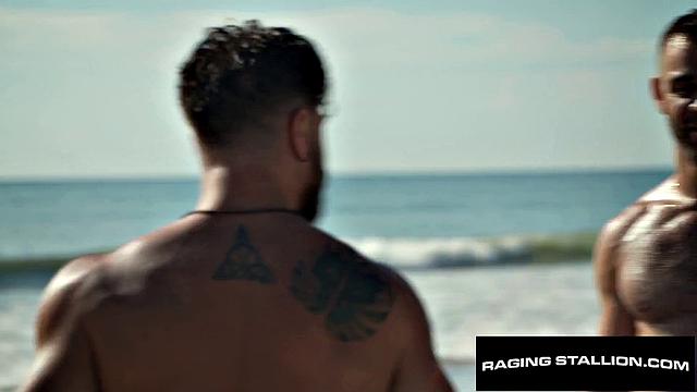 Hairy Hunk Flip Fucks Muscle - RagingStallion