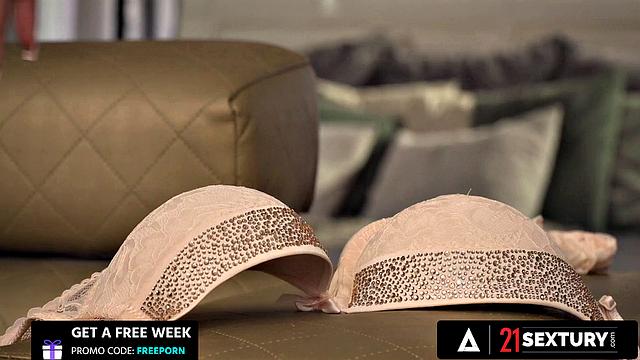 21 SEXTURY - Smoking Hot Shalina Devine Takes Double Anal & Swallows