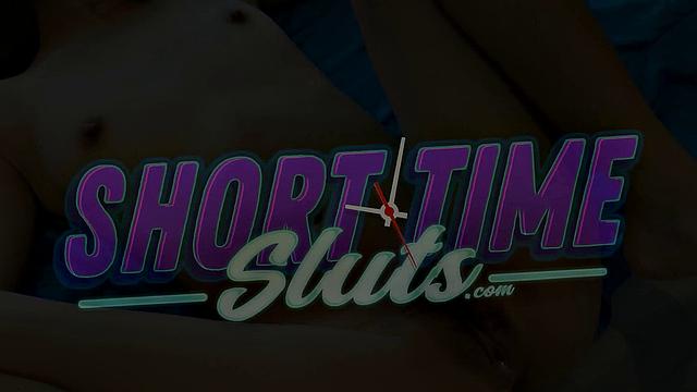 Green Haired Thai Girl Plays with Cum