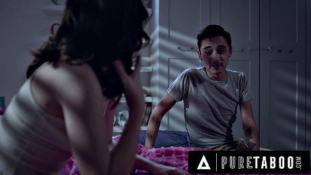 PURE TABOO Freya Parker Tricks Stepsister's Lover Into Sneaky Sex To Avoid Anger