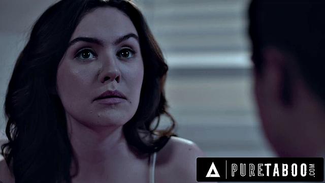 PURE TABOO Freya Parker Tricks Stepsister's Lover Into Sneaky Sex To Avoid Anger