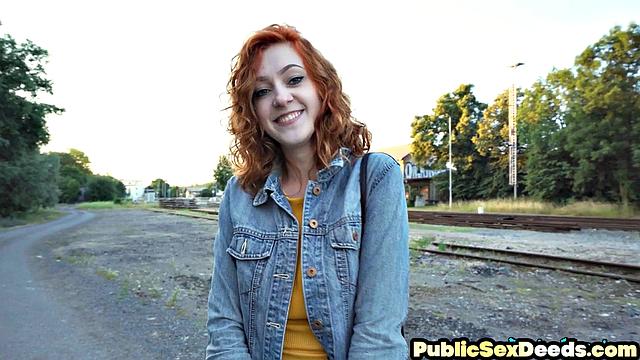 Cute petite bae got pounded outdoors