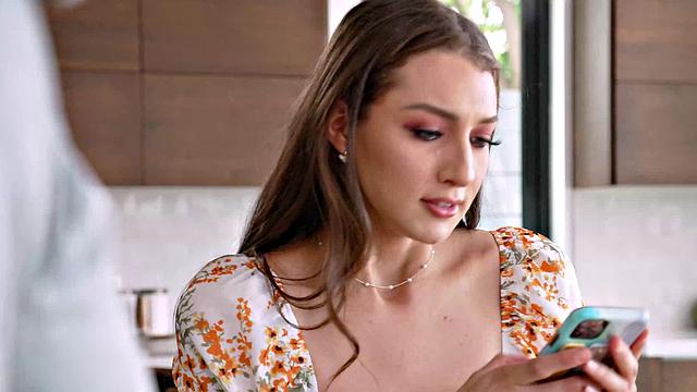 Sexy and horny Bella Rolland forgot her keys and now she has time to fuck her neighbor