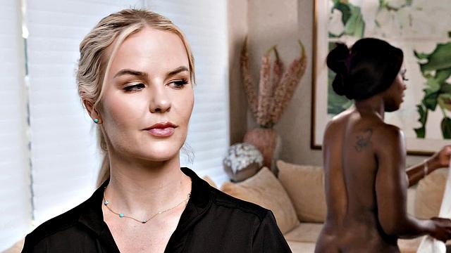 ALL GIRL MASSAGE - Wild Massage Turns Into Lesbian Scissoring Fun With Vic And Ana Foxxx