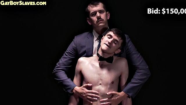 DILF procuring his new toy at forbidden auction