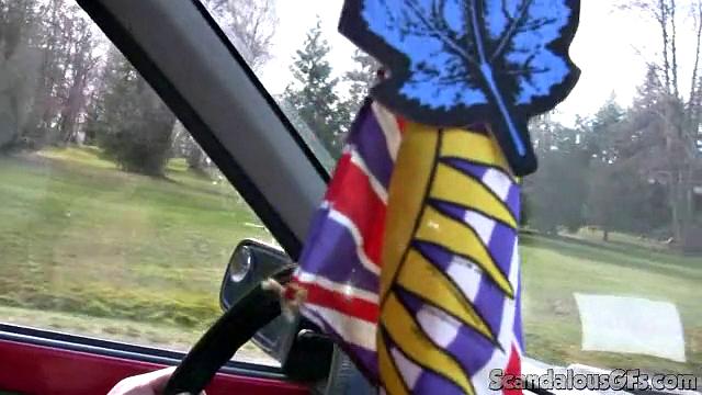 Hot Babe Kisses BF In Public And Rides Him