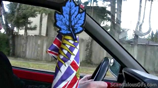 Hot Babe Kisses BF In Public And Rides Him