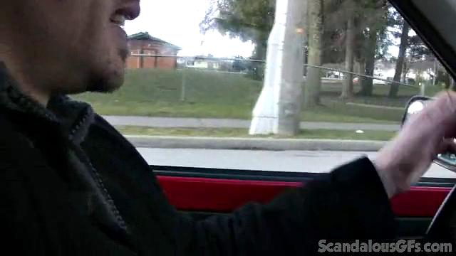 Hot Babe Kisses BF In Public And Rides Him