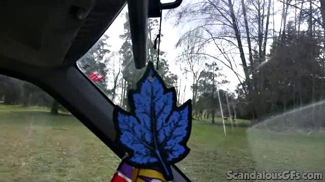 Hot Babe Kisses BF In Public And Rides Him