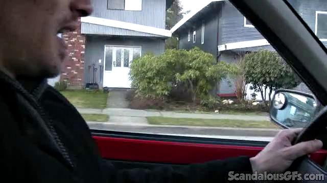 Hot Babe Kisses BF In Public And Rides Him