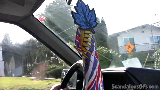 Hot Babe Kisses BF In Public And Rides Him