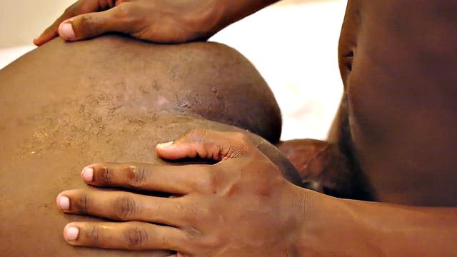 21yo petite African twink fucked in homemade assfuck