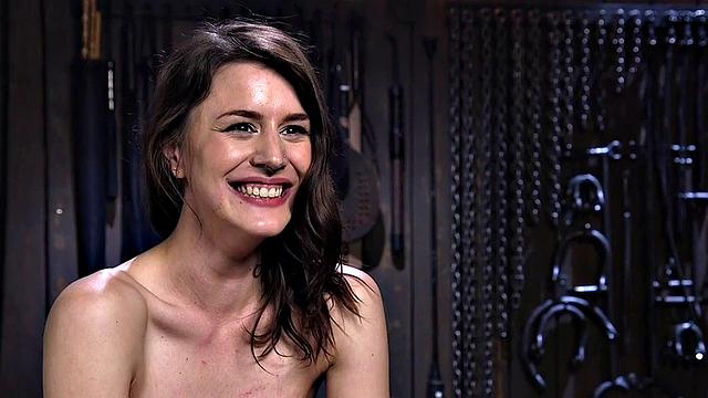 Whipped BDSM sub toyed and fingered by masters