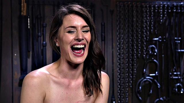 Whipped BDSM sub toyed and fingered by masters