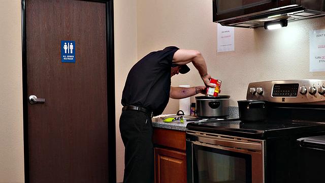NextDoorStudios - Hunk Firemen Flip On Kitchen Counter