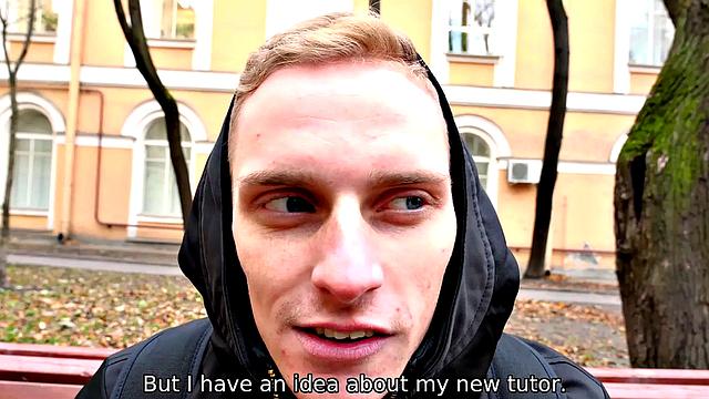 TUTOR4K. Strict tutor doesn't mind quick sex with new