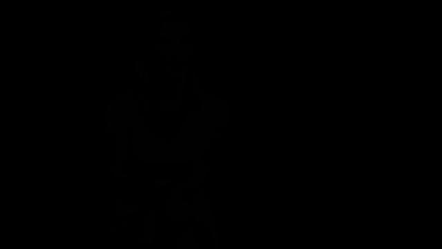 Mouthgagged submissive handling pole fuck