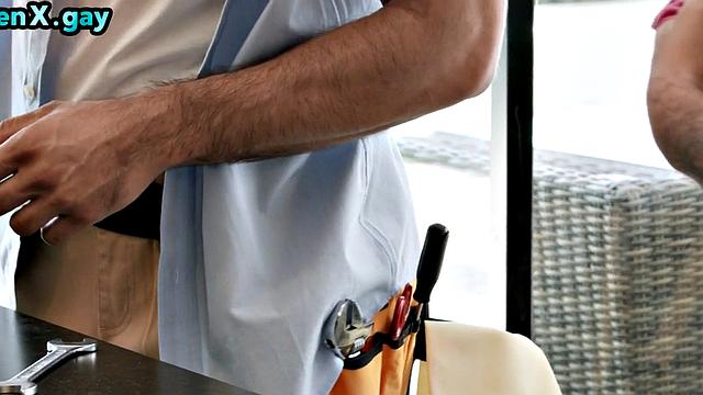 Manly jock bareback fucks bottom in greedy asshole