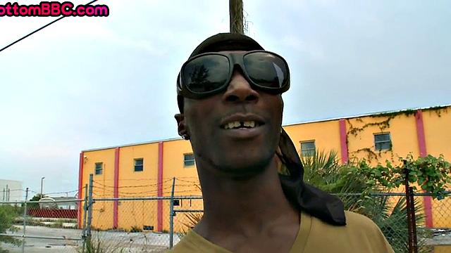 Black thug picked up and drilled in public affair