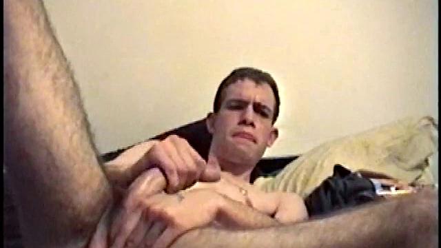 Putting his hairy ass and balls in our face, Nate gets himself hard, with a little help from some porn magazines. The young man kneels over his porn, and a box, with a pillow tucked between his legs.