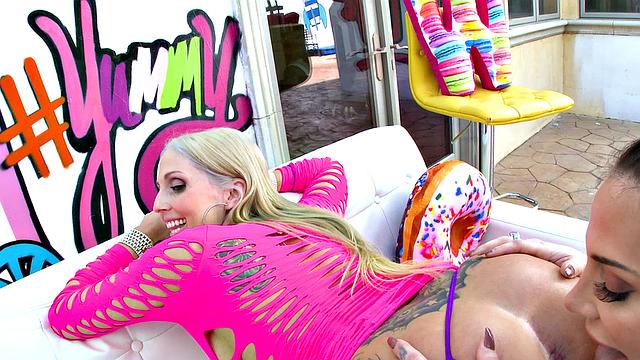 Jaclyn and Christie are ready for action2