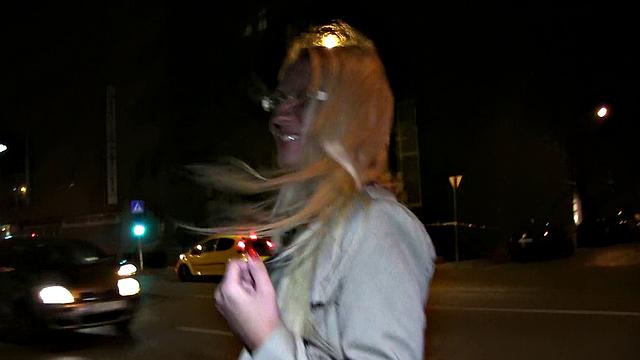 Desperate Blonde Shows Tits And Pussy For Fame