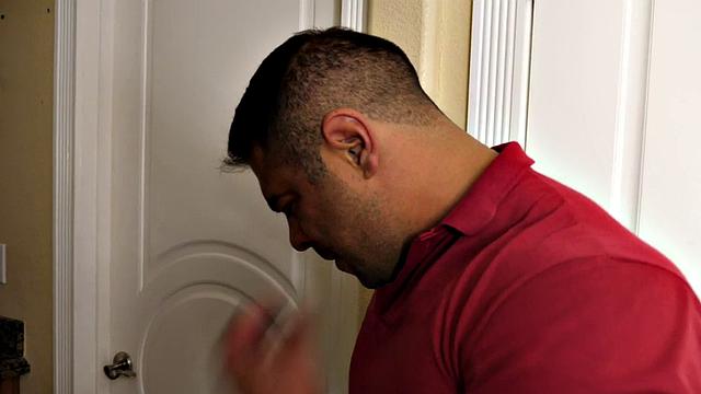 Hot tattooed babe rides bisexual guy in threesome before getting pounded in the bedroom