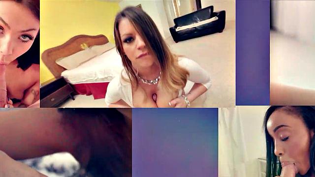 1000Facials - Latina Spicey Roommate Sucked My Dick Good In The Kitchen