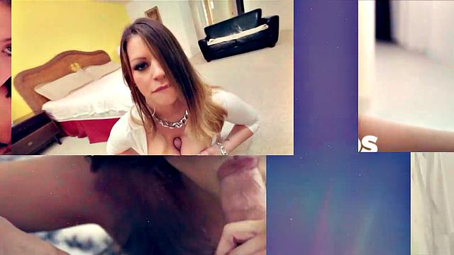 1000Facials - Latina Spicey Roommate Sucked My Dick Good In The Kitchen