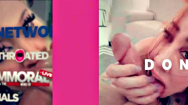 1000Facials - Latina Spicey Roommate Sucked My Dick Good In The Kitchen