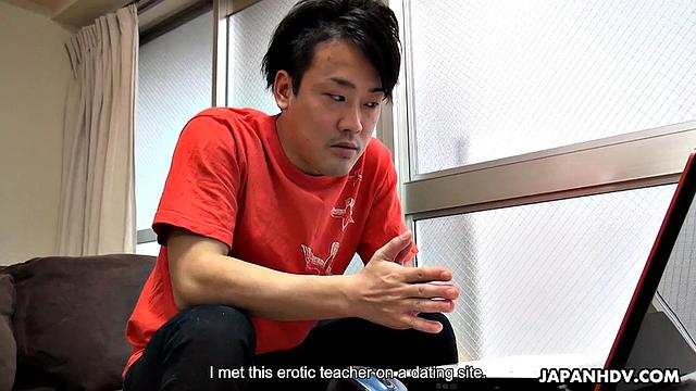 Hot tutor Miss Kirari Suzuki is teaching more than English