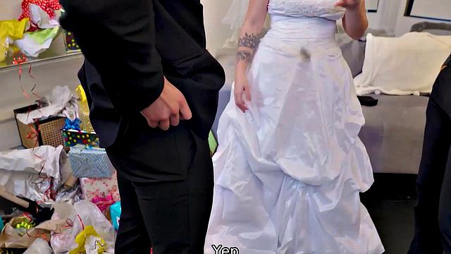 Taylee Wood celebrates with a big dick & handjob party in VIP4K.