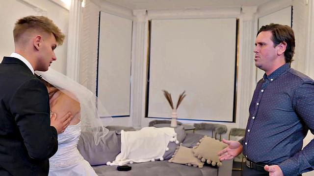 Taylee Wood celebrates with a big dick & handjob party in VIP4K.