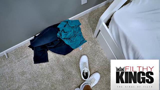 FilthyKings - Caught SPYING ON MY STEPMOM, Then She Rides My Cock