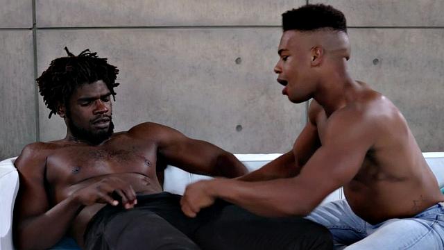 Dirty black gay smashed in ass by perverted fucker