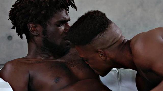 Dirty black gay smashed in ass by perverted fucker