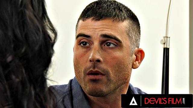 DEVILS FILM - Gorgeous Trans Chanel Santini Fucks Man Ass Before Getting His Cum FULL SCENE