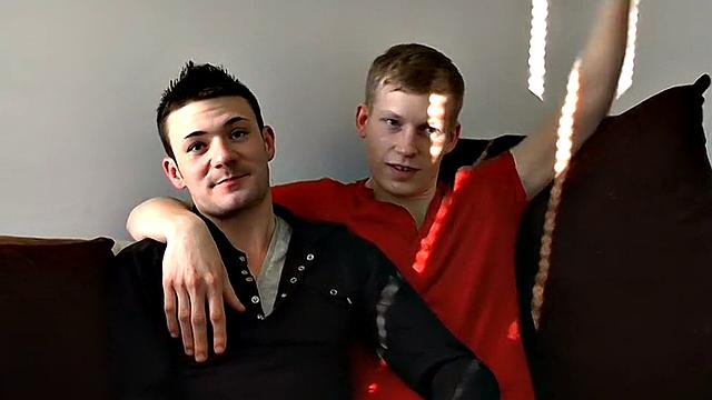 Aaron gets both holes stretched by Mark Lloyd and William Brooklyn in a wild gay threesome