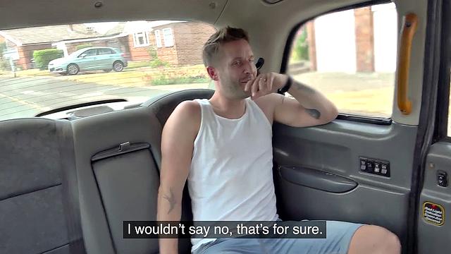 Get ready for a wild ride with a passenger in high heels and doggystyle action