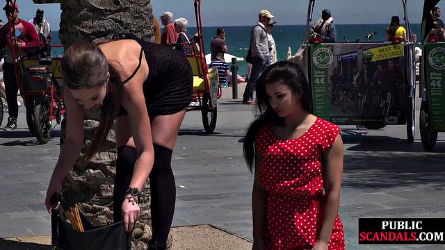 Bigbooty babe gets mouthgagged and humiliated