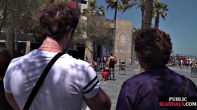 Bigbooty babe gets mouthgagged and humiliated