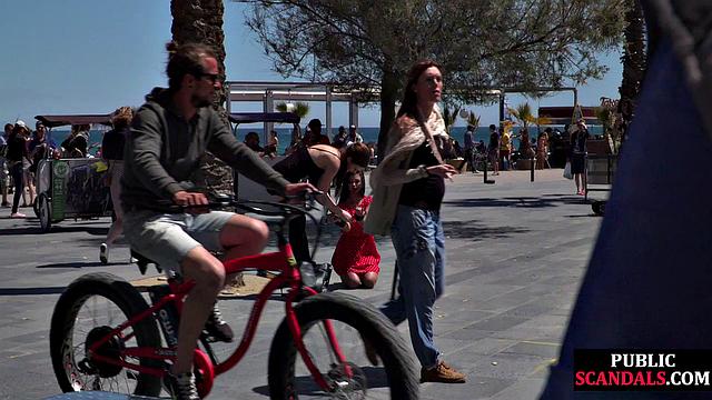 Bigbooty babe gets mouthgagged and humiliated